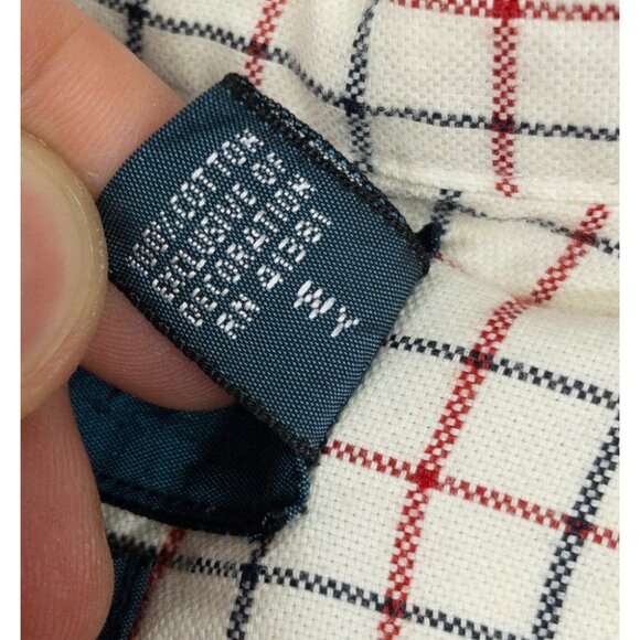 Polo Ralph Lauren 4XLT Tall Men's Shirt Button-Down White Graph Check Flannel - Picture 9 of 14
